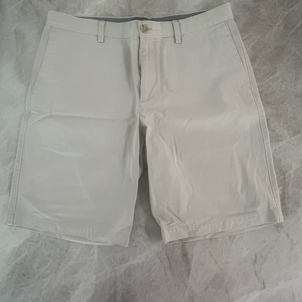 Banana Republic Light Gray Flat Front Shorts